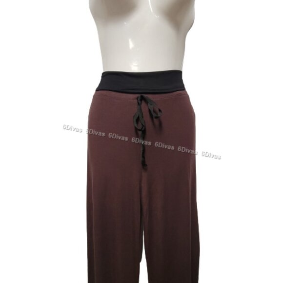 Pants - Brown and Black Slimming Flare Pants - One Size Fits Most